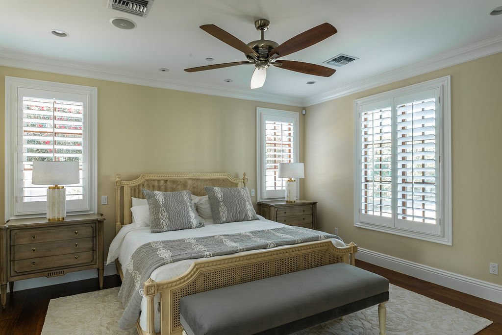 Light-Filled Bedroom with Cal King Bed